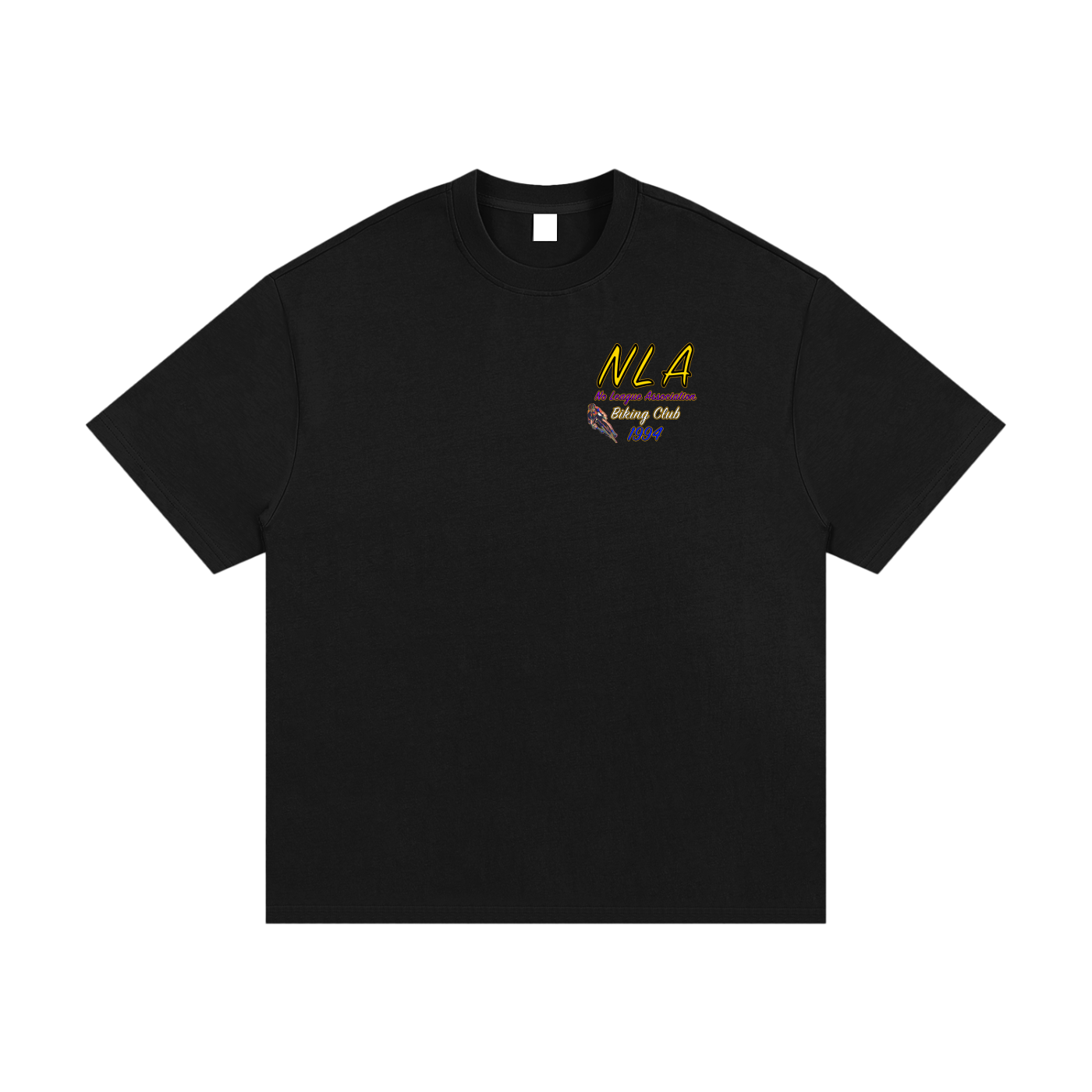 NLA Biking Club Chest Heavyweight Cotton T-Shirt