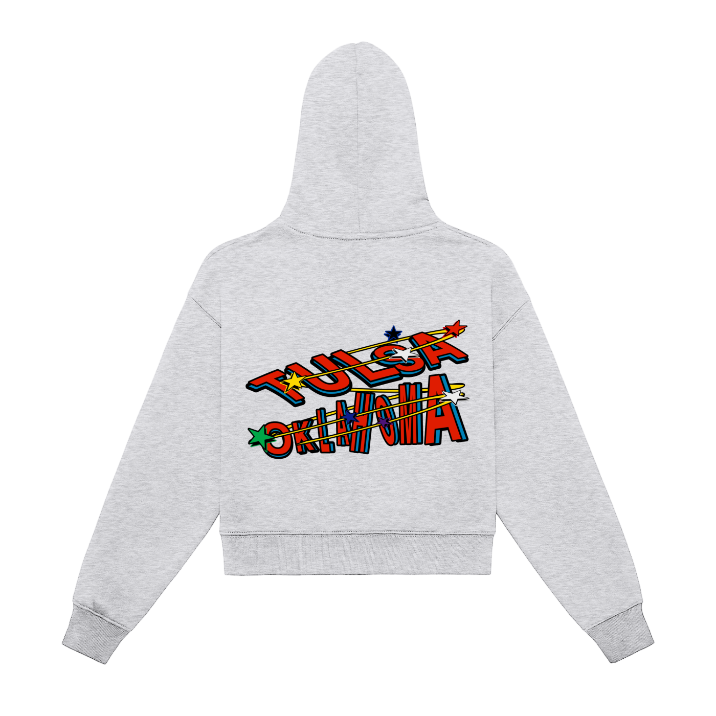 Tulsa, Oklahoma Daze Cropped Hoodie
