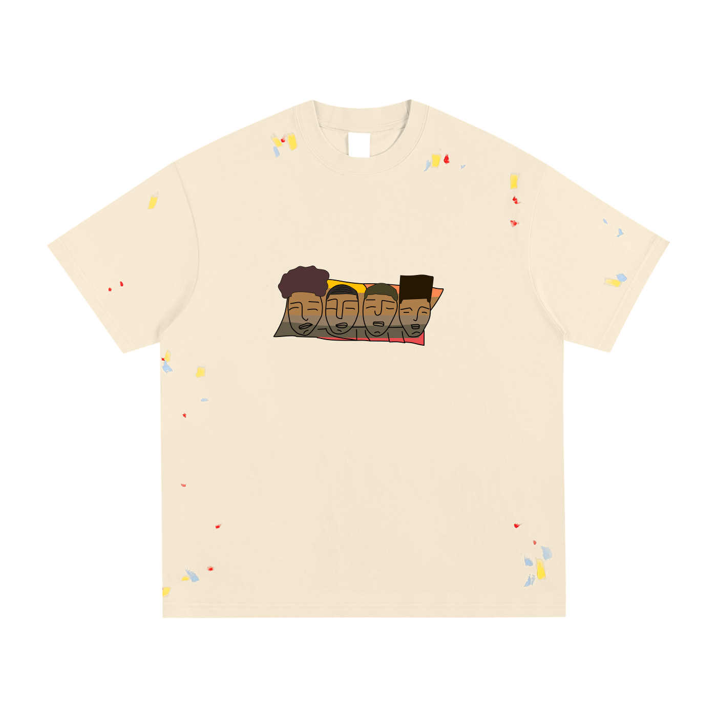 Mount Rushmore Paint Tee