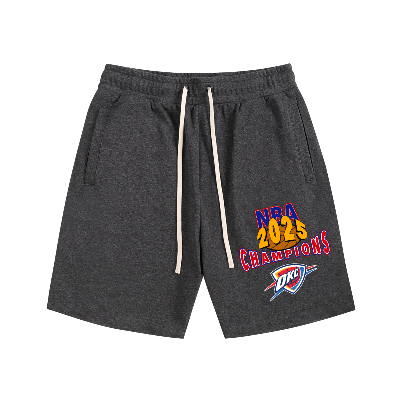 2025 Oklahoma City Thunder NBA Champions Cotton Shorts