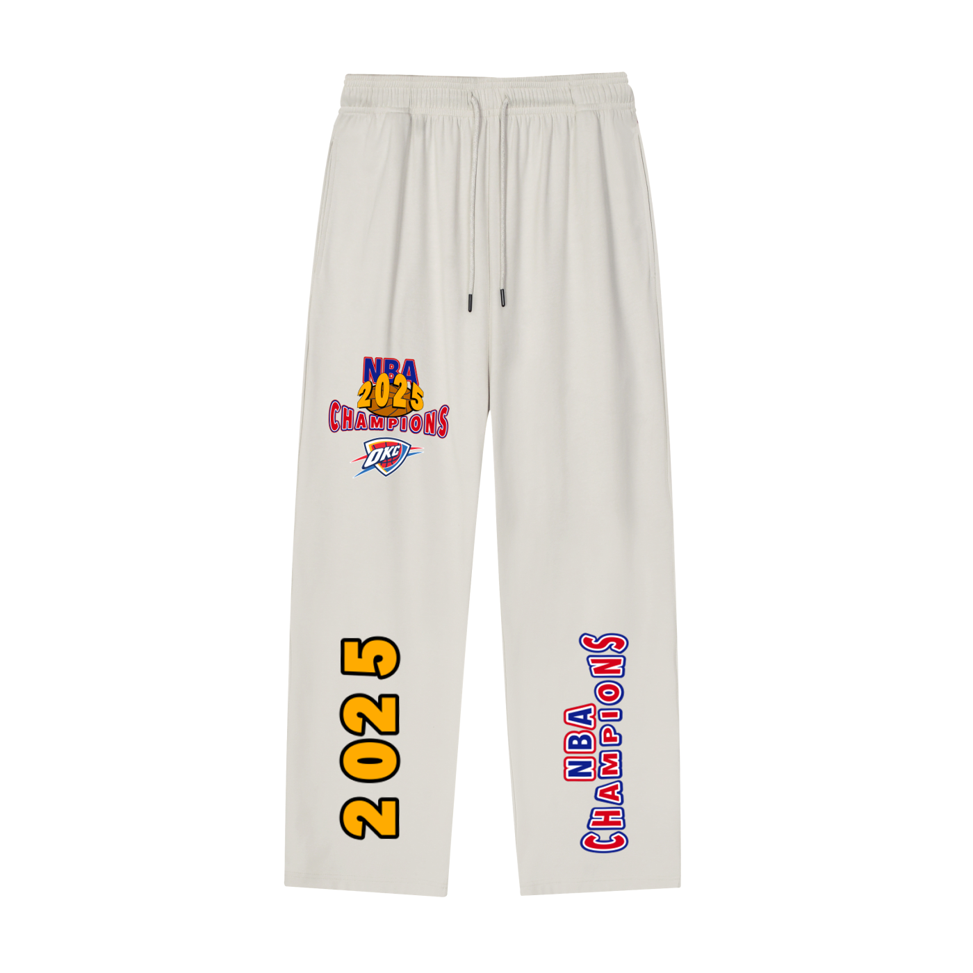2025 Oklahoma City Thunder NBA Champions Athletic Leg Pants