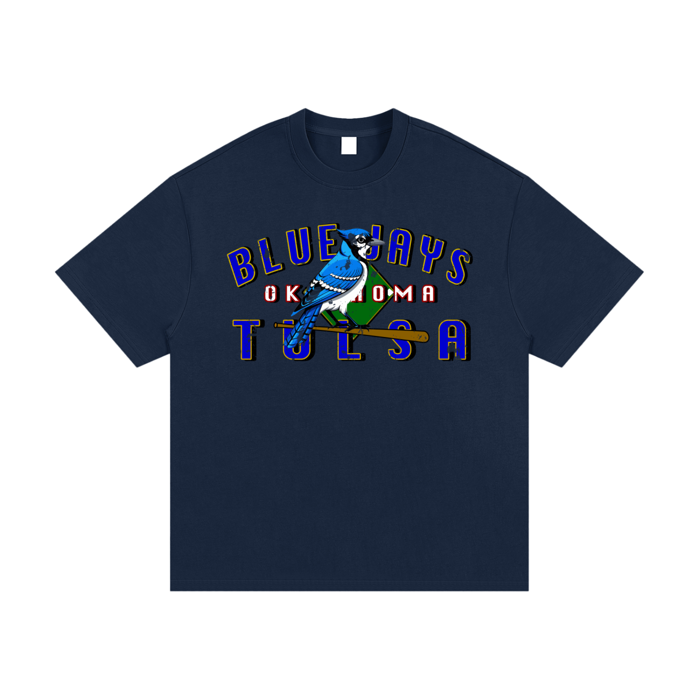Tulsa Blue Jays Heavyweight Cotton T-Shirt