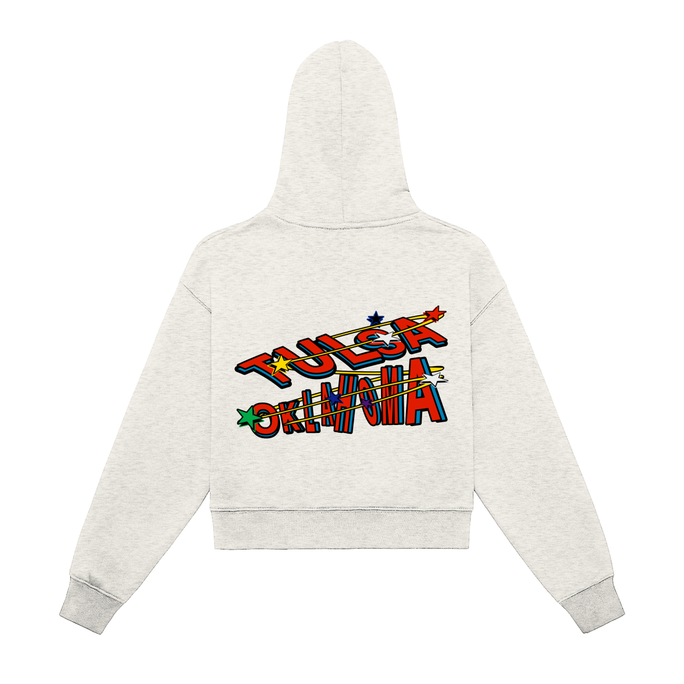 Tulsa, Oklahoma Daze Cropped Hoodie