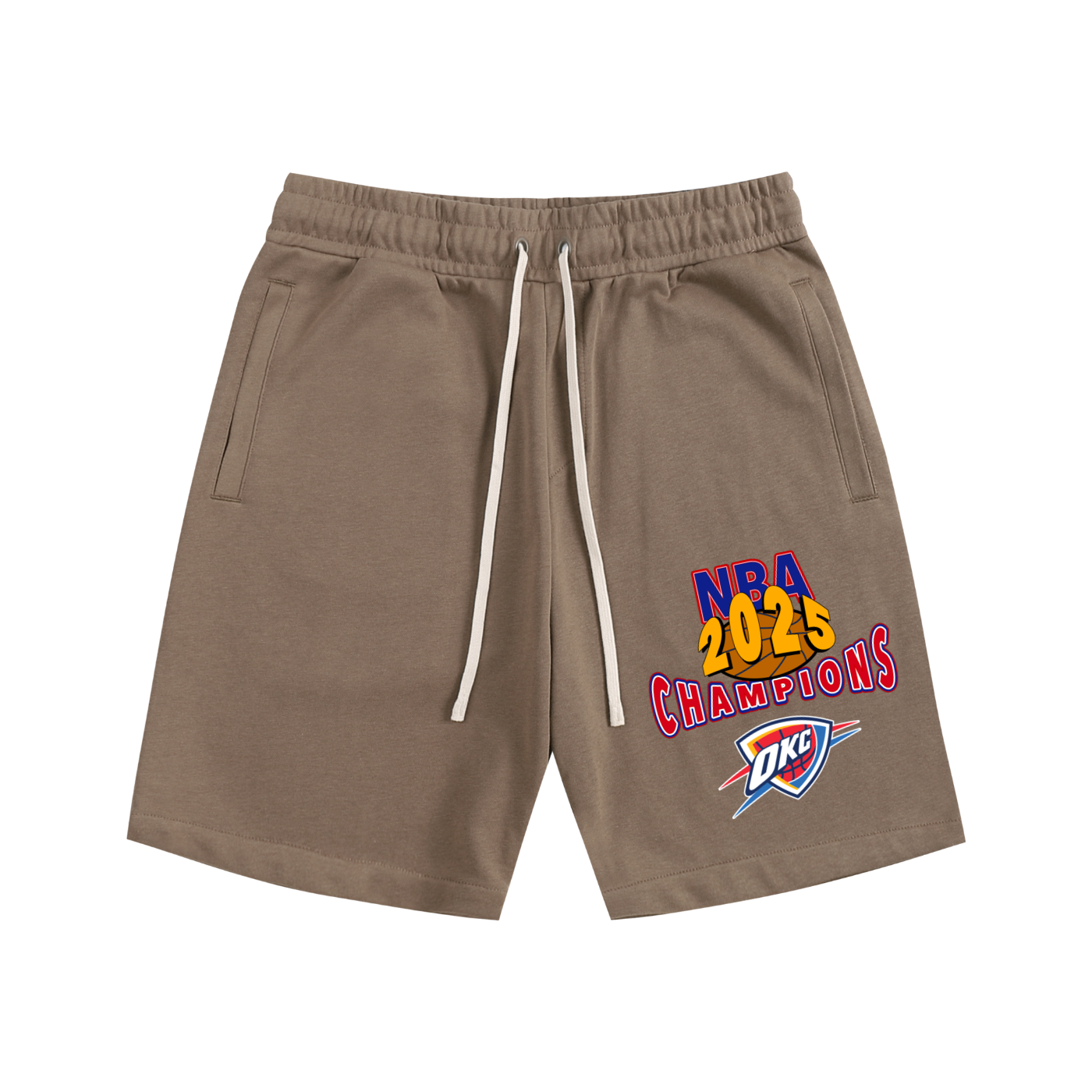 2025 Oklahoma City Thunder NBA Champions Cotton Shorts