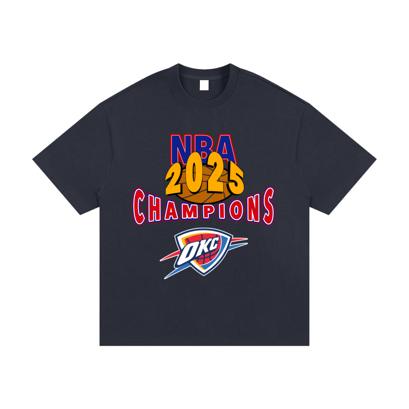 2025 Oklahoma City Thunder NBA Champions Tee