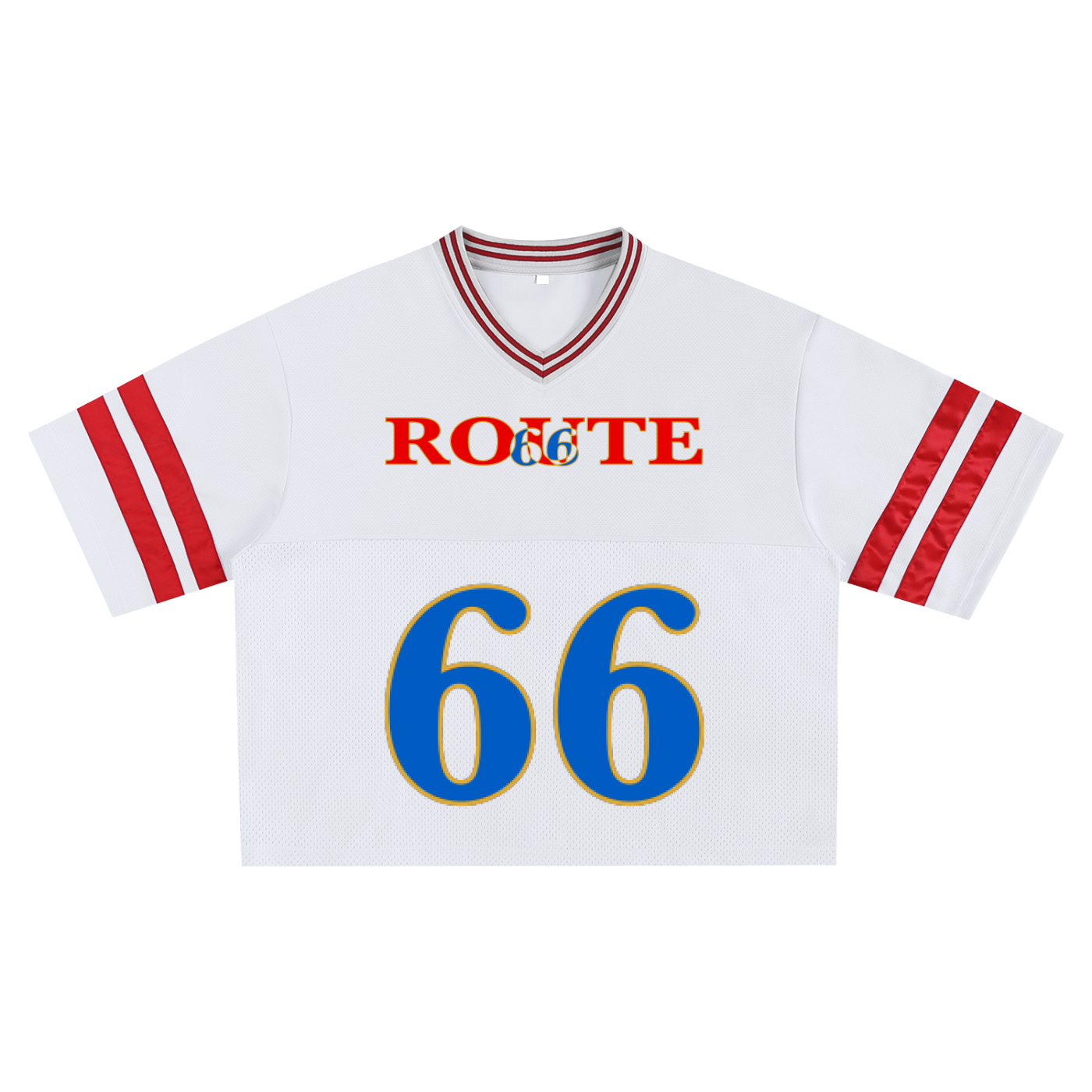 Route 66 Taped Mesh Boxy Jersey