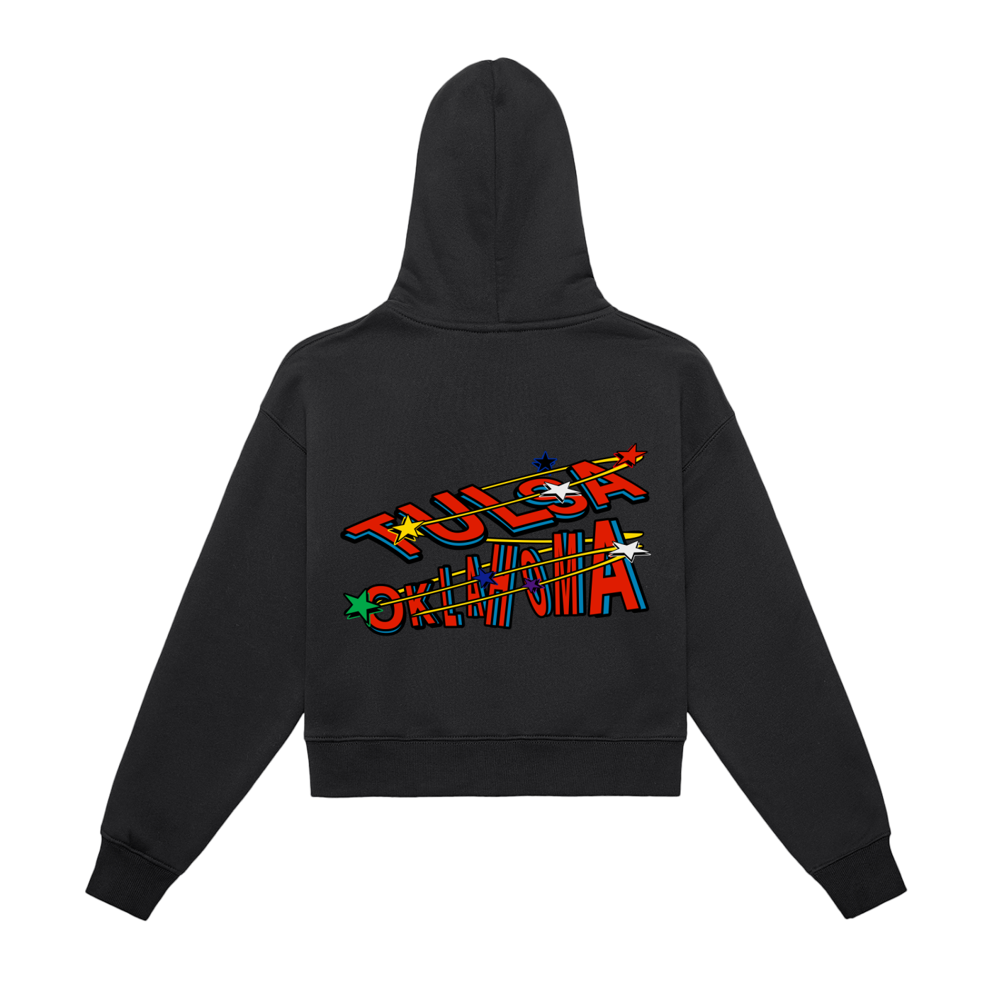Tulsa, Oklahoma Daze Cropped Hoodie