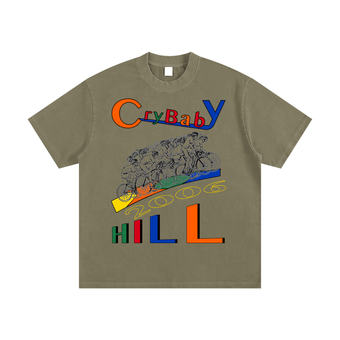 Crybaby Hill Cyclists Heavyweight Tee