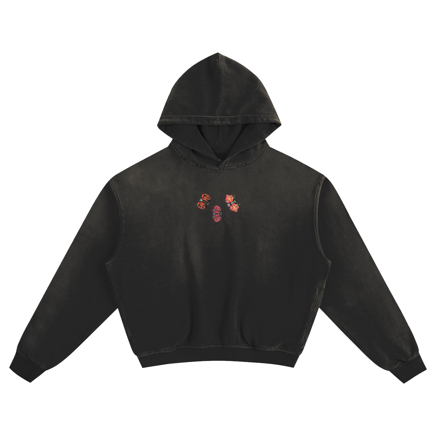 Graffiti Butterfly Boxy Hoodie