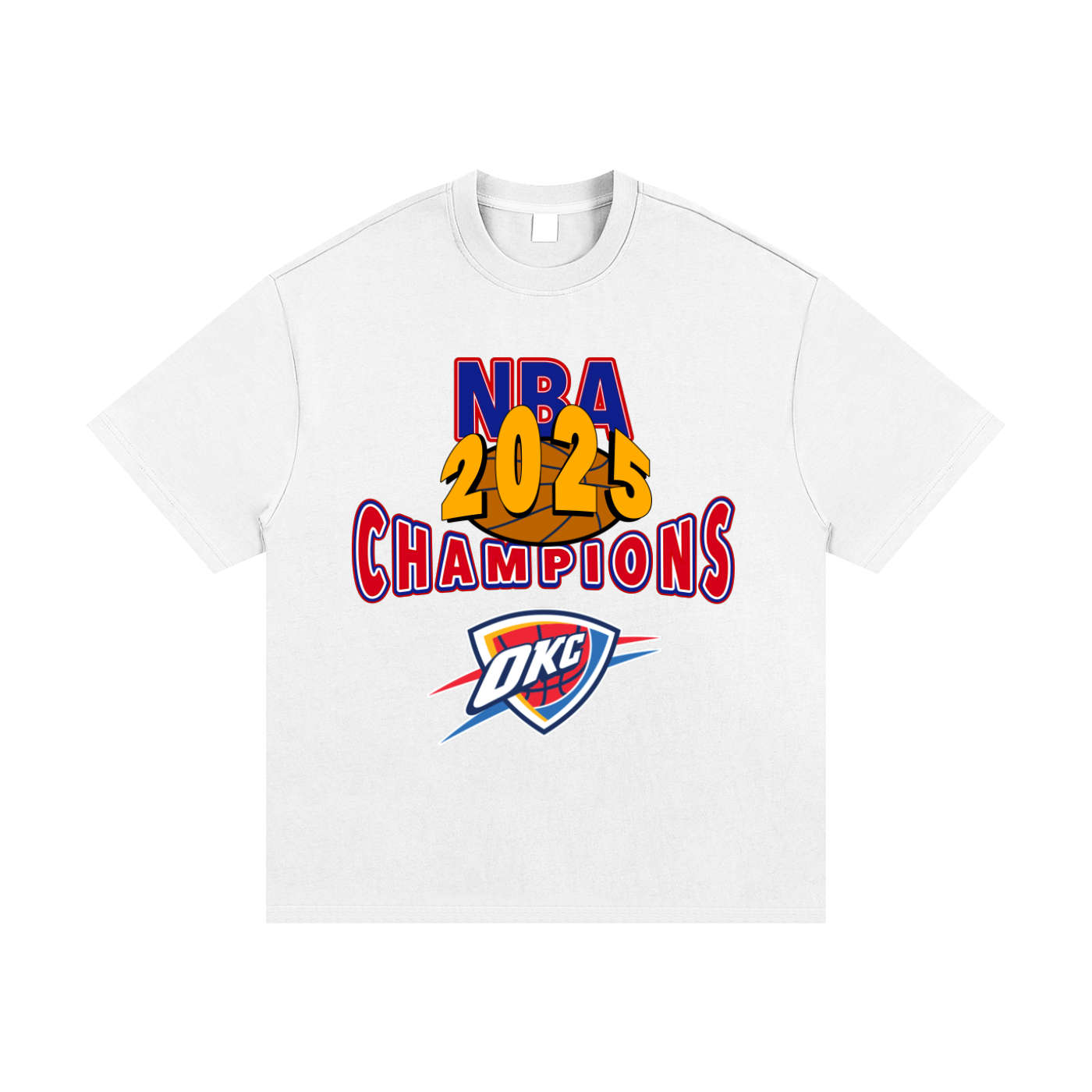 2025 Oklahoma City Thunder NBA Champions Tee