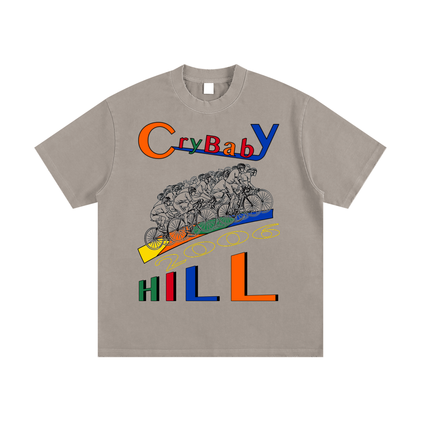 Crybaby Hill Cyclists Heavyweight Tee