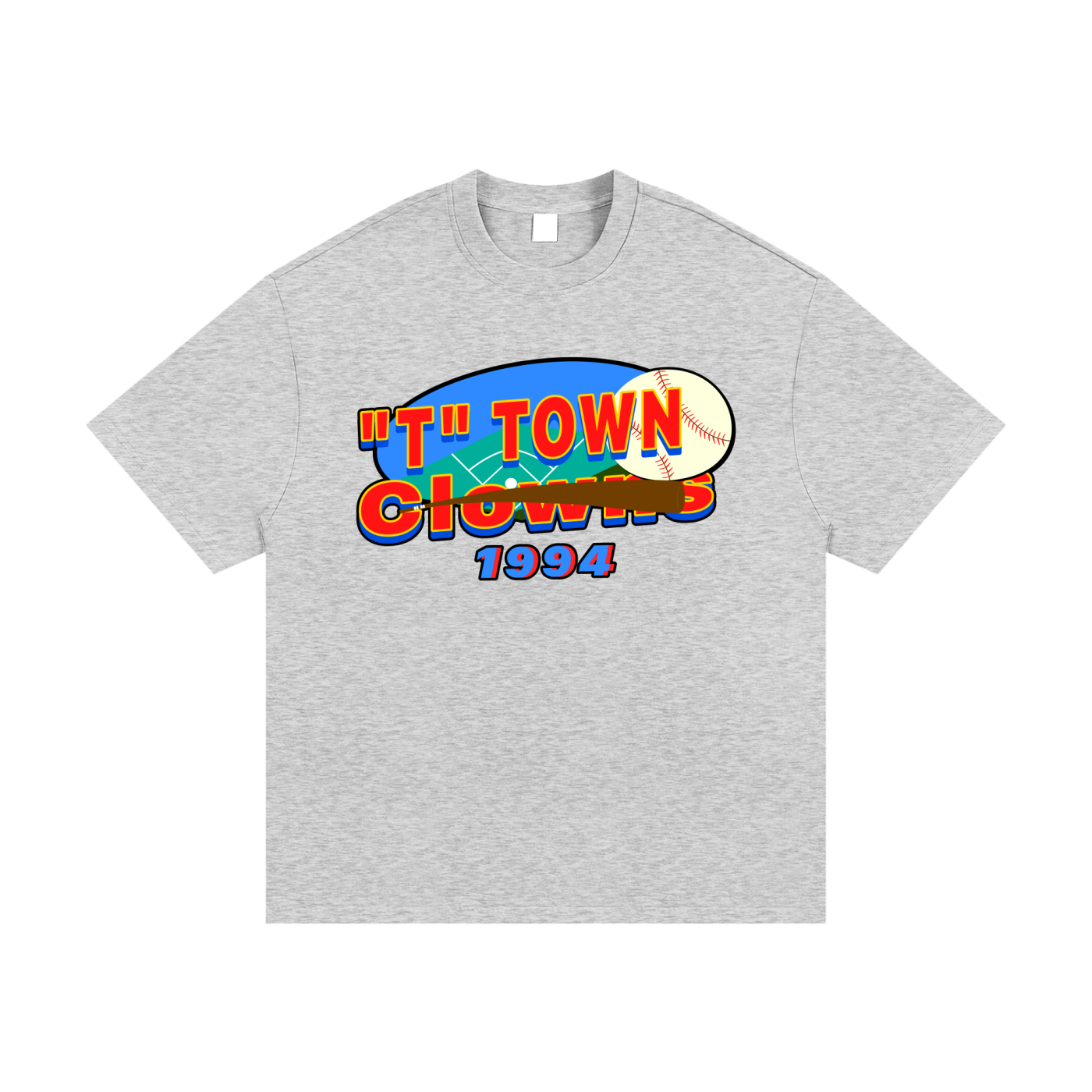 T-Town Clowns Heavyweight Cotton T-Shirt