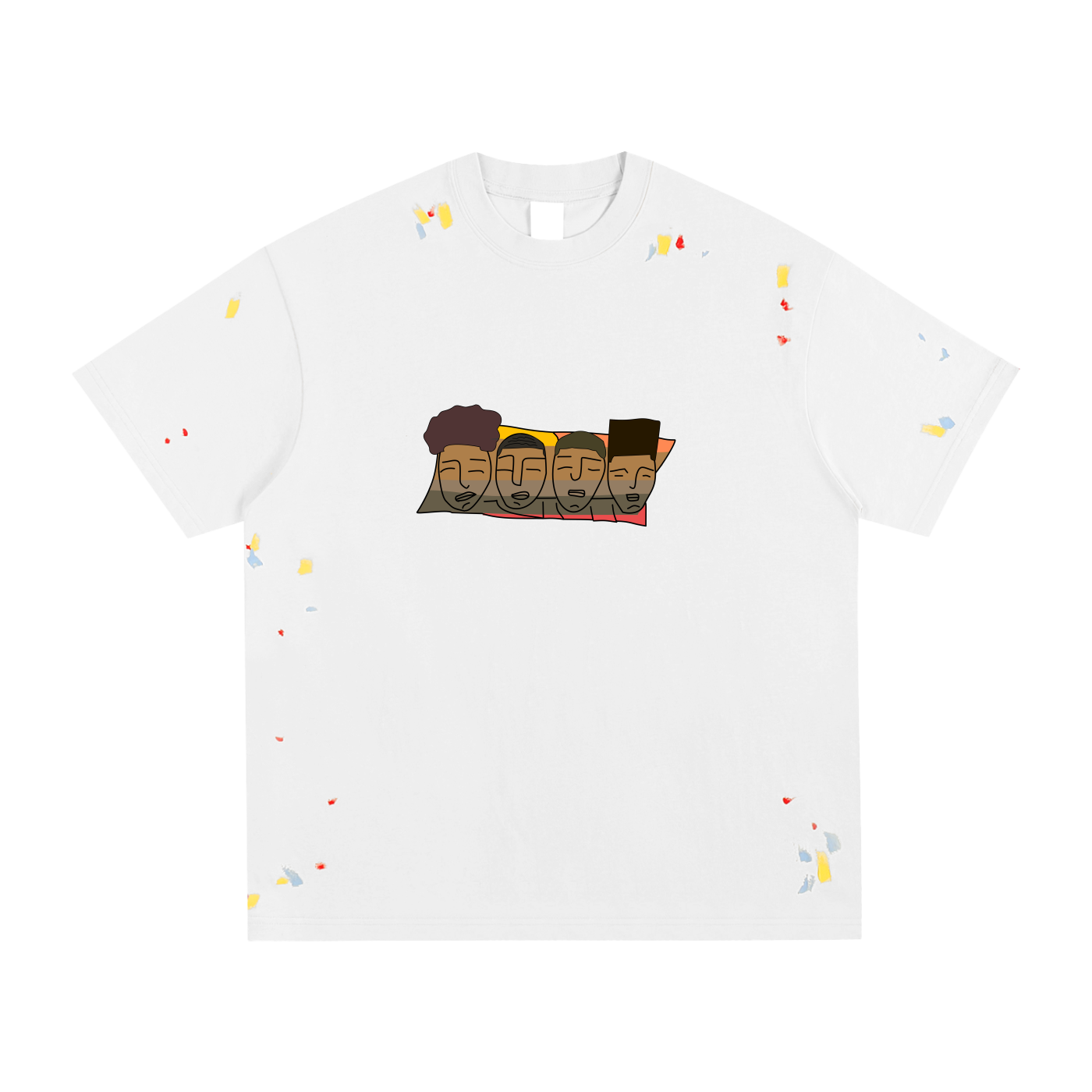 Mount Rushmore Paint Tee
