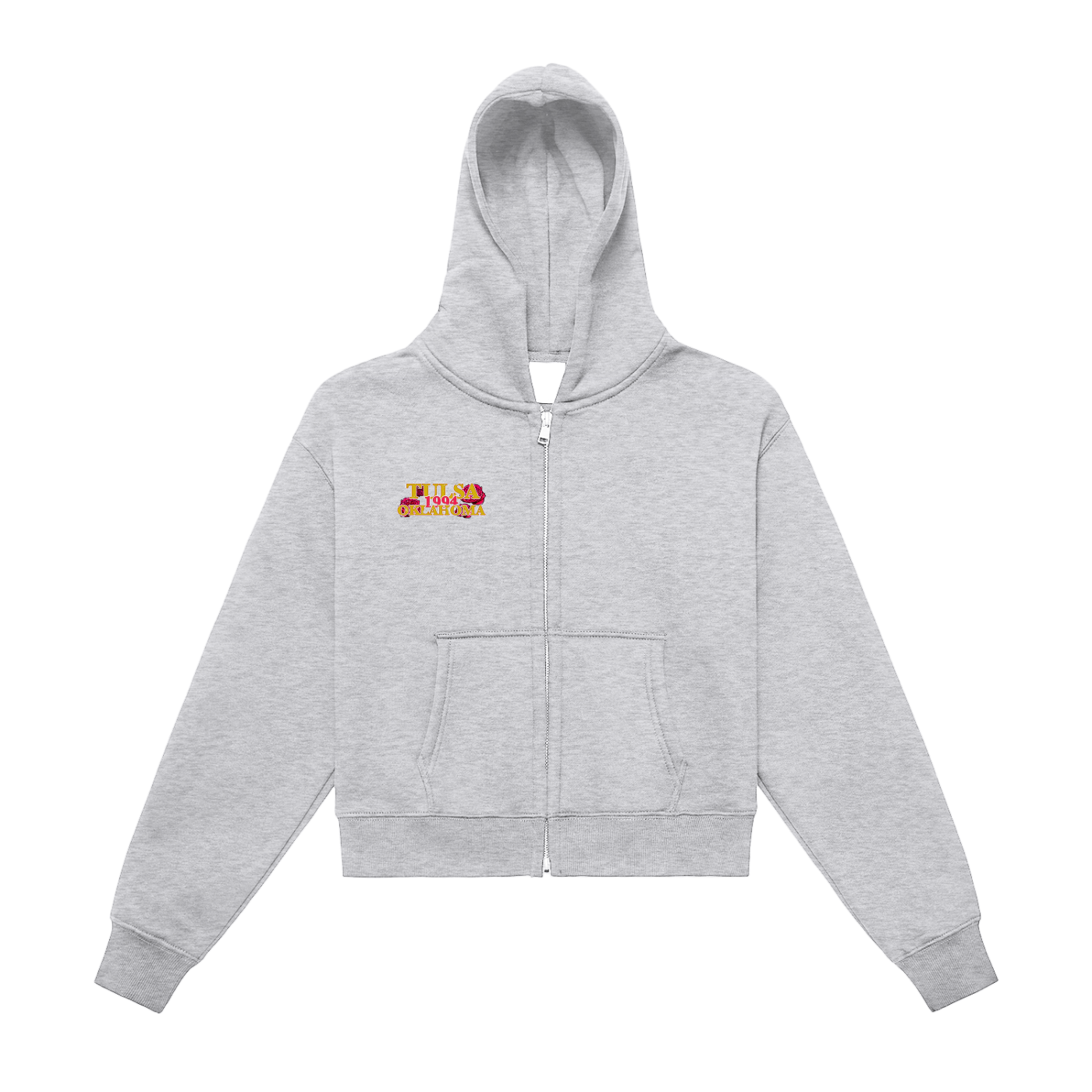 Tulsa, Oklahoma 1994 Rose Cropped Hoodie