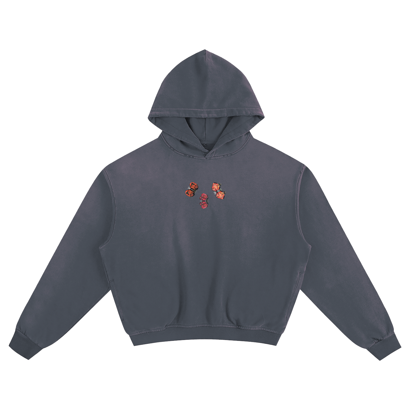 Graffiti Butterfly Boxy Hoodie