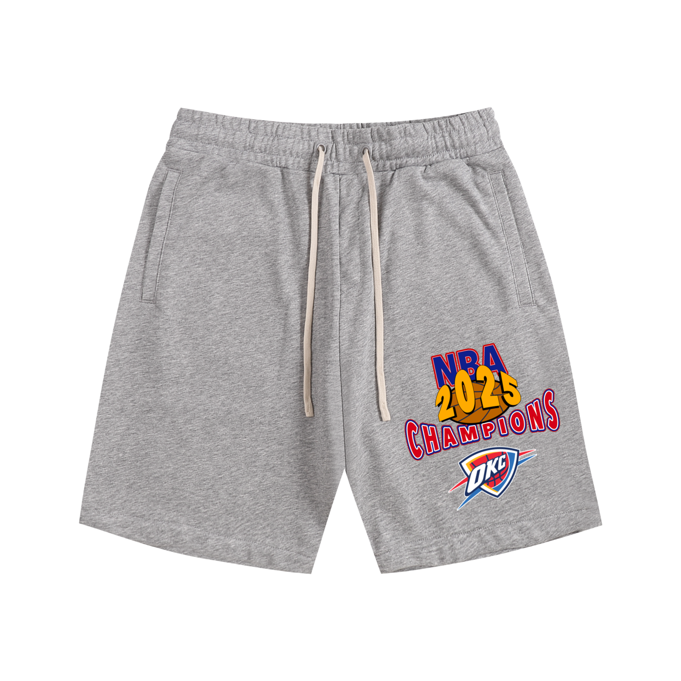 2025 Oklahoma City Thunder NBA Champions Cotton Shorts