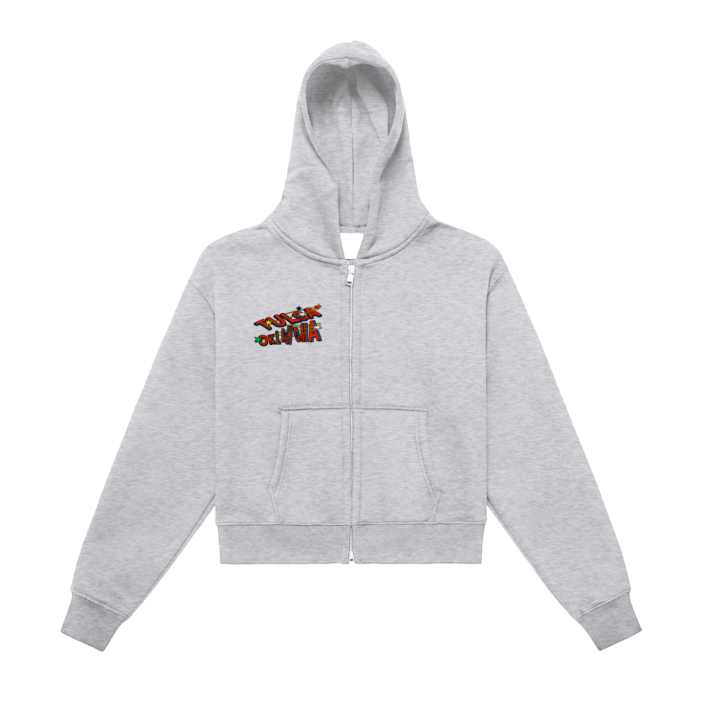 Tulsa, Oklahoma Daze Cropped Hoodie