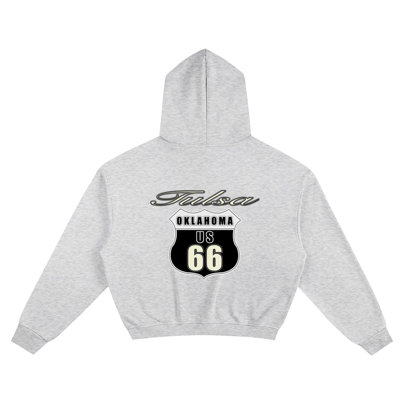 Tulsa Route 66 Boxy Hoodie