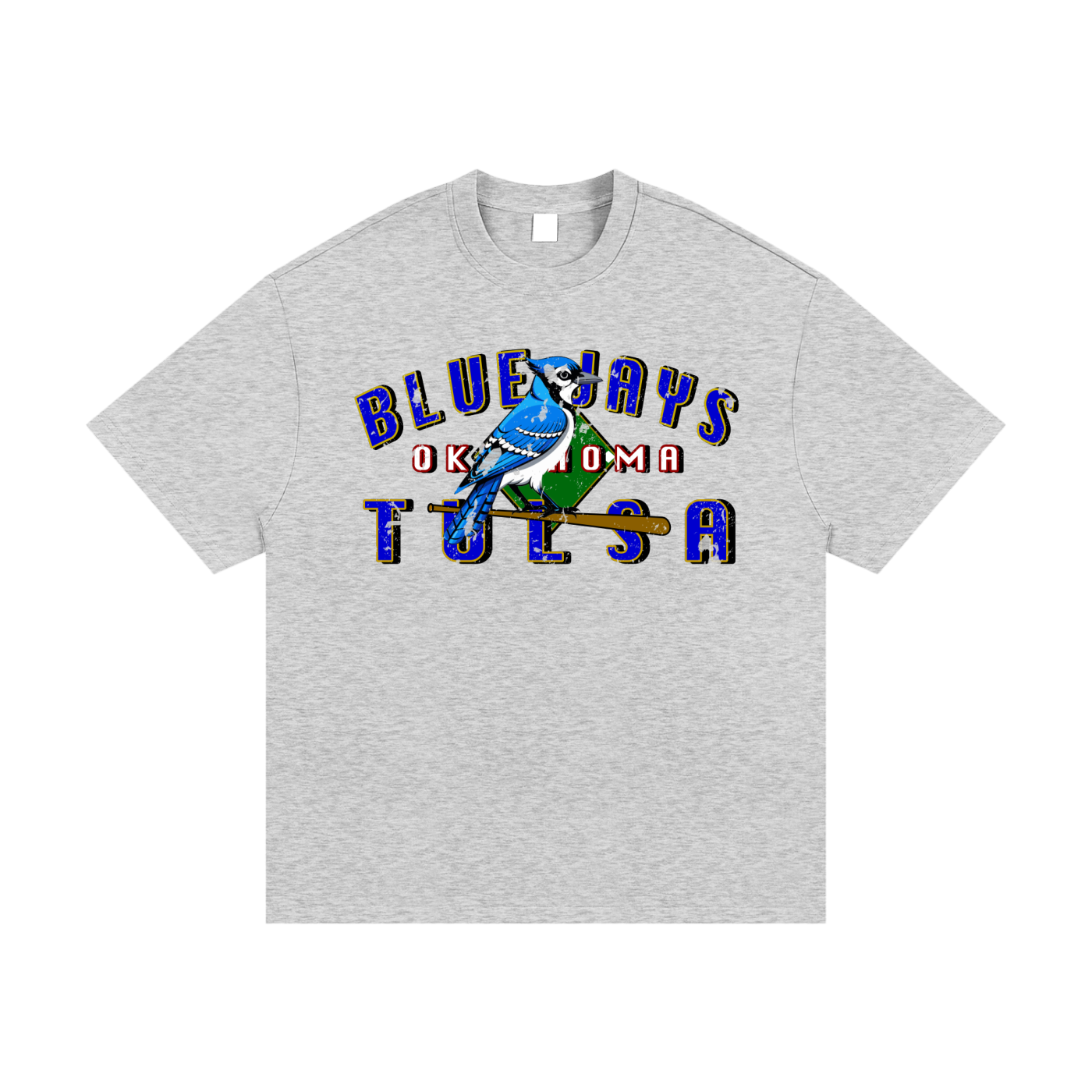 Tulsa Blue Jays Heavyweight Cotton T-Shirt