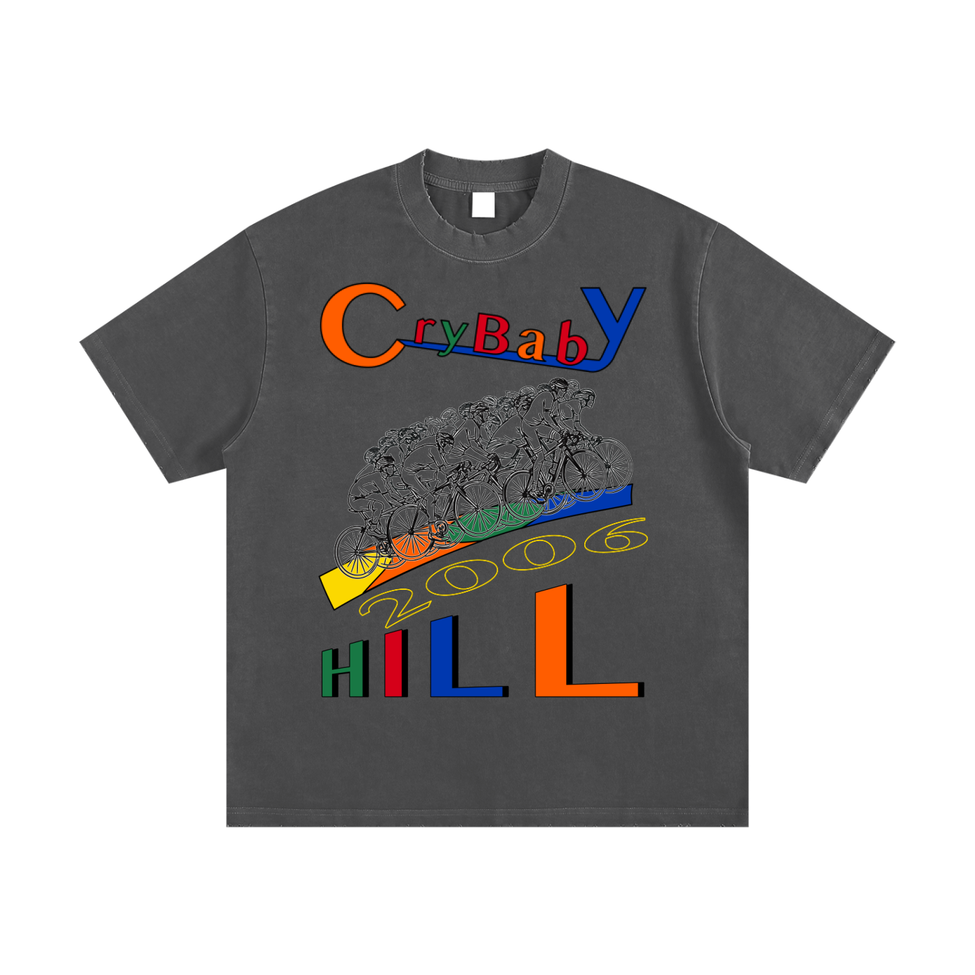 Crybaby Hill Cyclists Heavyweight Tee