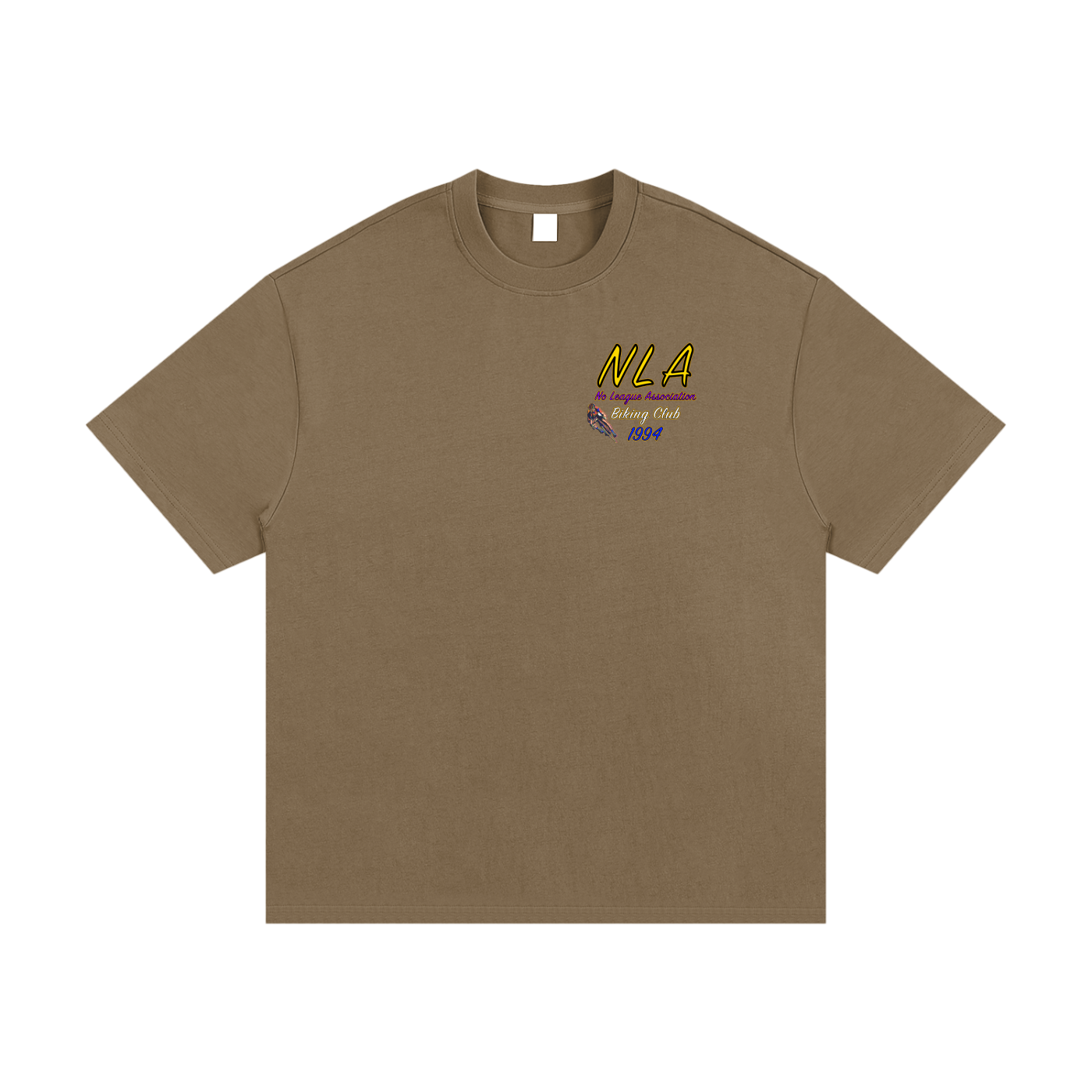 NLA Biking Club Chest Heavyweight Cotton T-Shirt