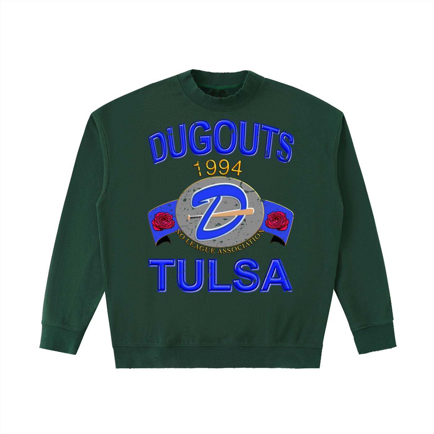 Dugouts Drop Shoulder Crewneck Sweatshirt