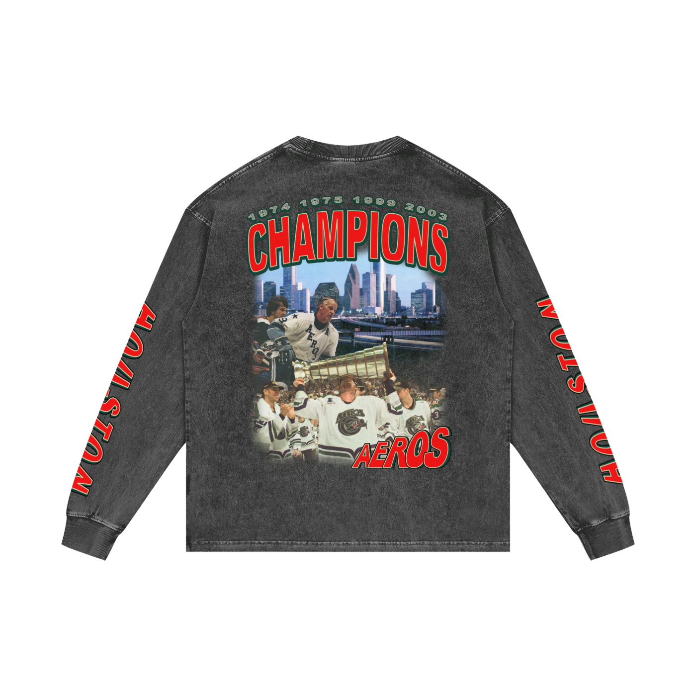 Houston Aeros Long Sleeve T-Shirt