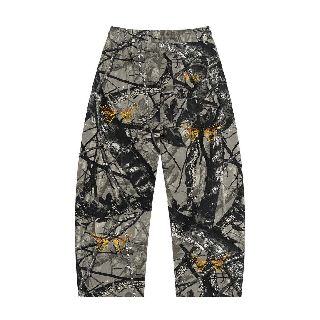 Butterfly Camo Barrel Leg Pants