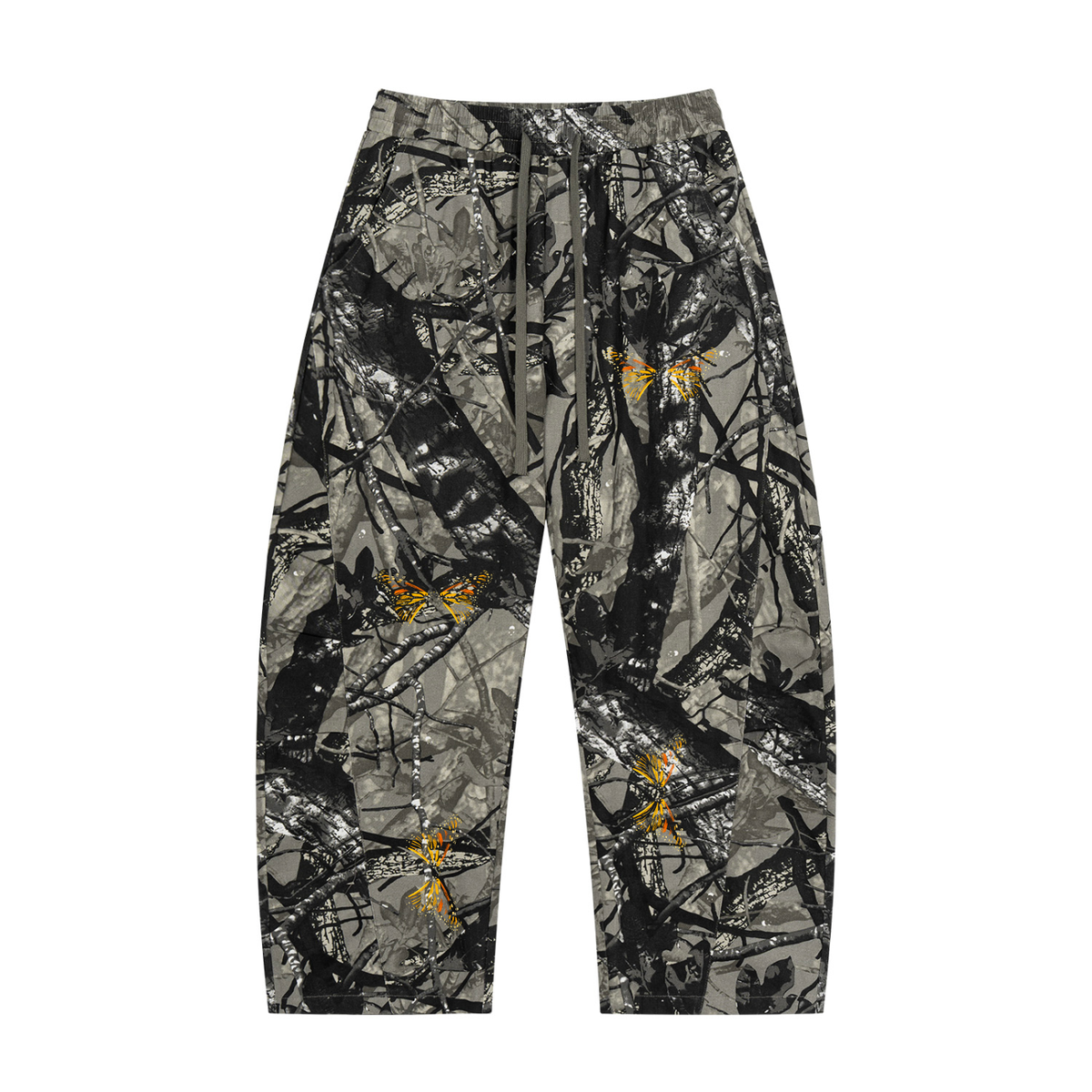 Butterfly Camo Barrel Leg Pants