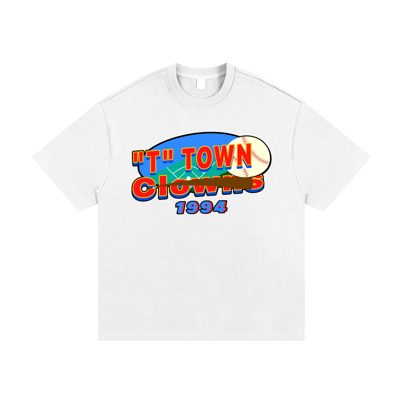 T-Town Clowns Heavyweight Cotton T-Shirt