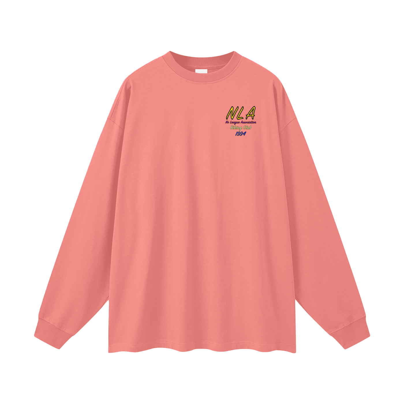NLA Biking Club Oversized Long Sleeve T-Shirt