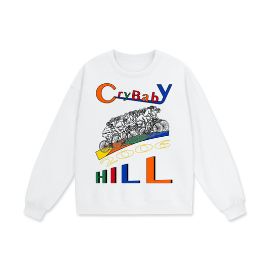 Crybaby Hill Cyclists Oversized Sweatshirt