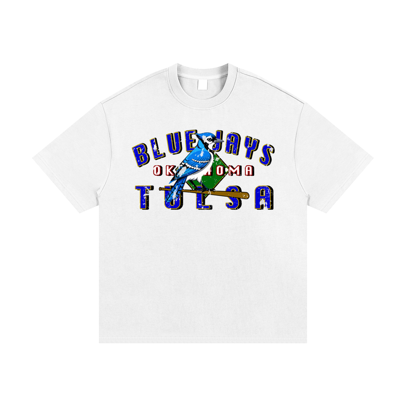 Tulsa Blue Jays Heavyweight Cotton T-Shirt