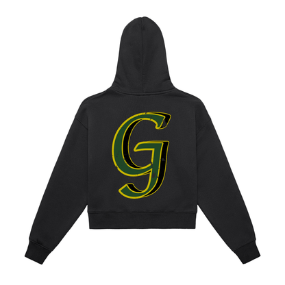 G-Wood Zip Cropped Hoodie