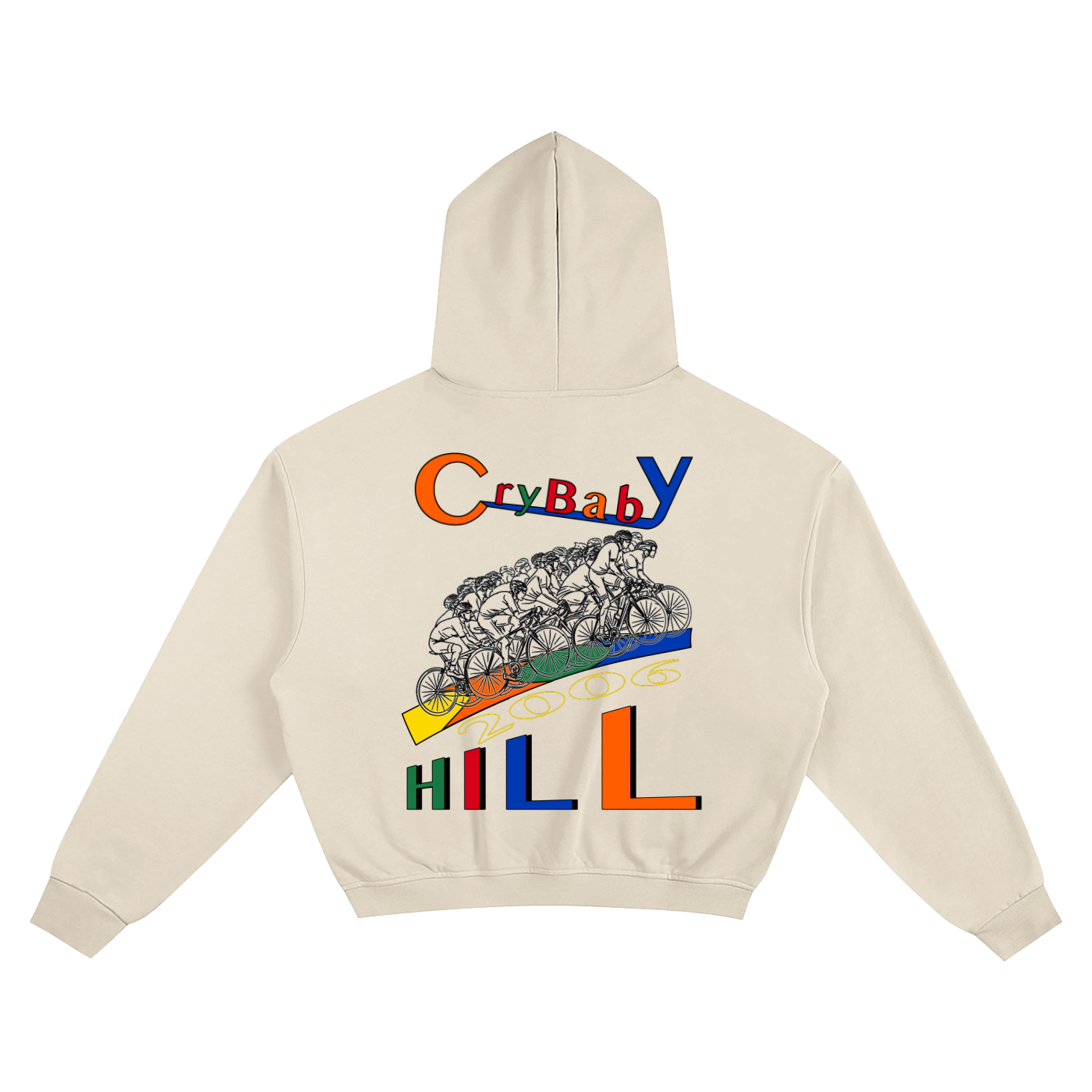 Crybaby Hill Cyclists Boxy Hoodie