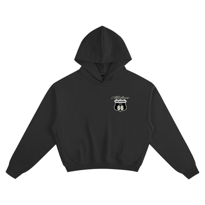 Tulsa Route 66 Boxy Hoodie