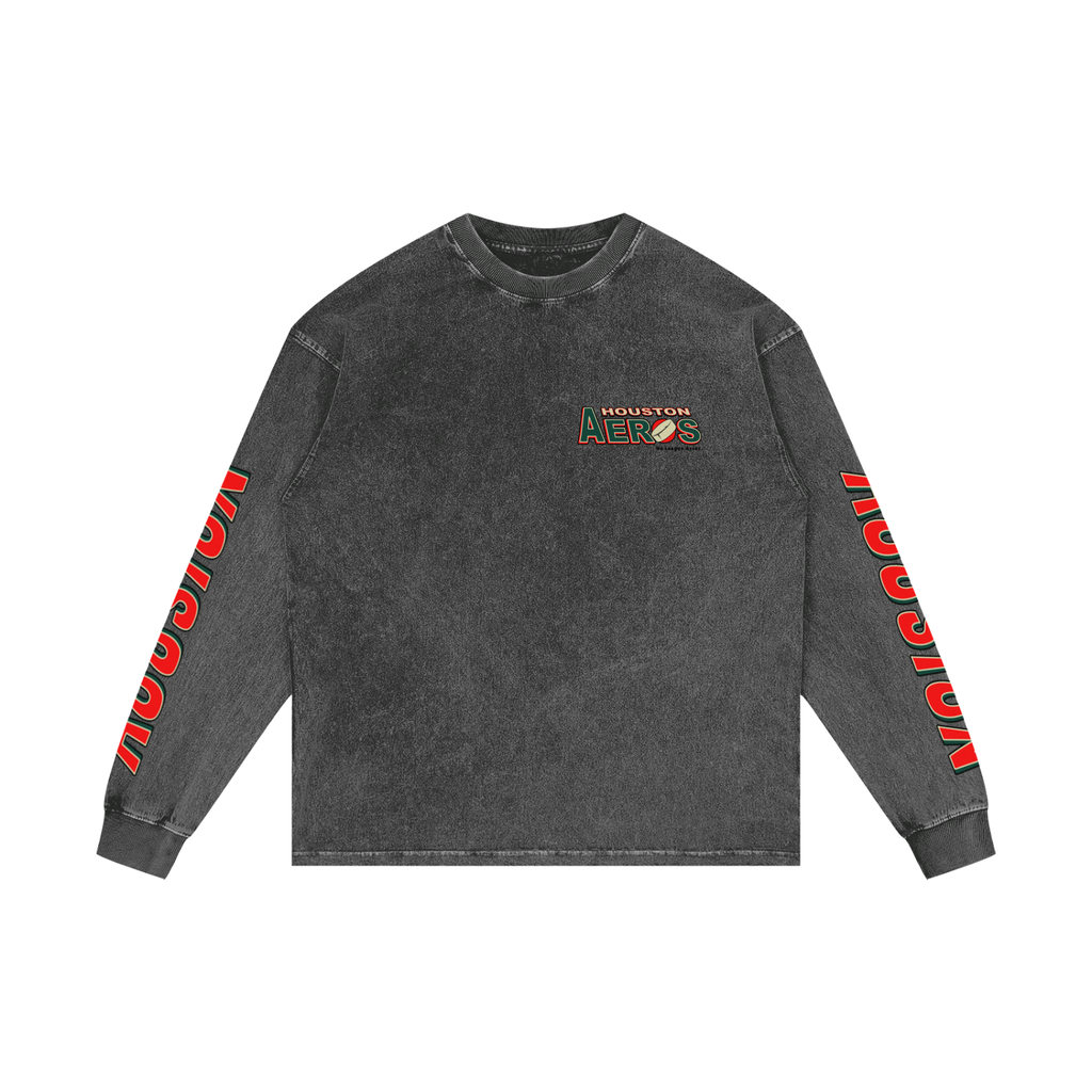 Houston Aeros Long Sleeve T-Shirt