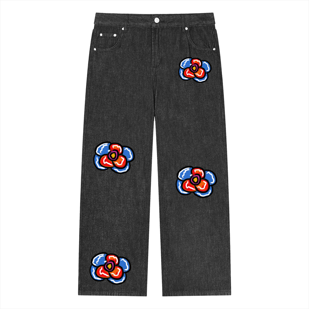 Flowery Jeans