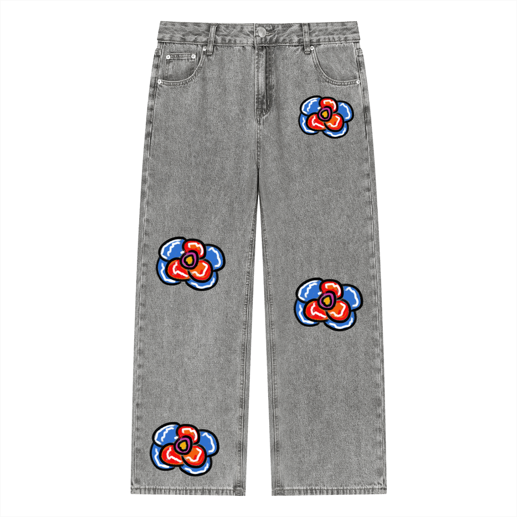 Flowery Jeans