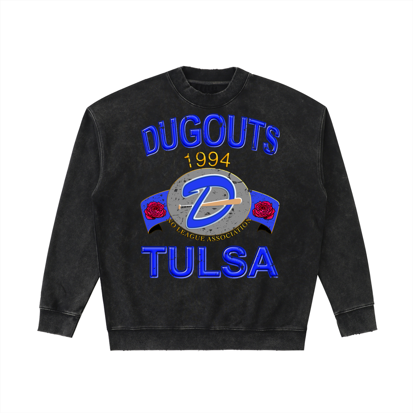 Dugouts Drop Shoulder Crewneck Sweatshirt