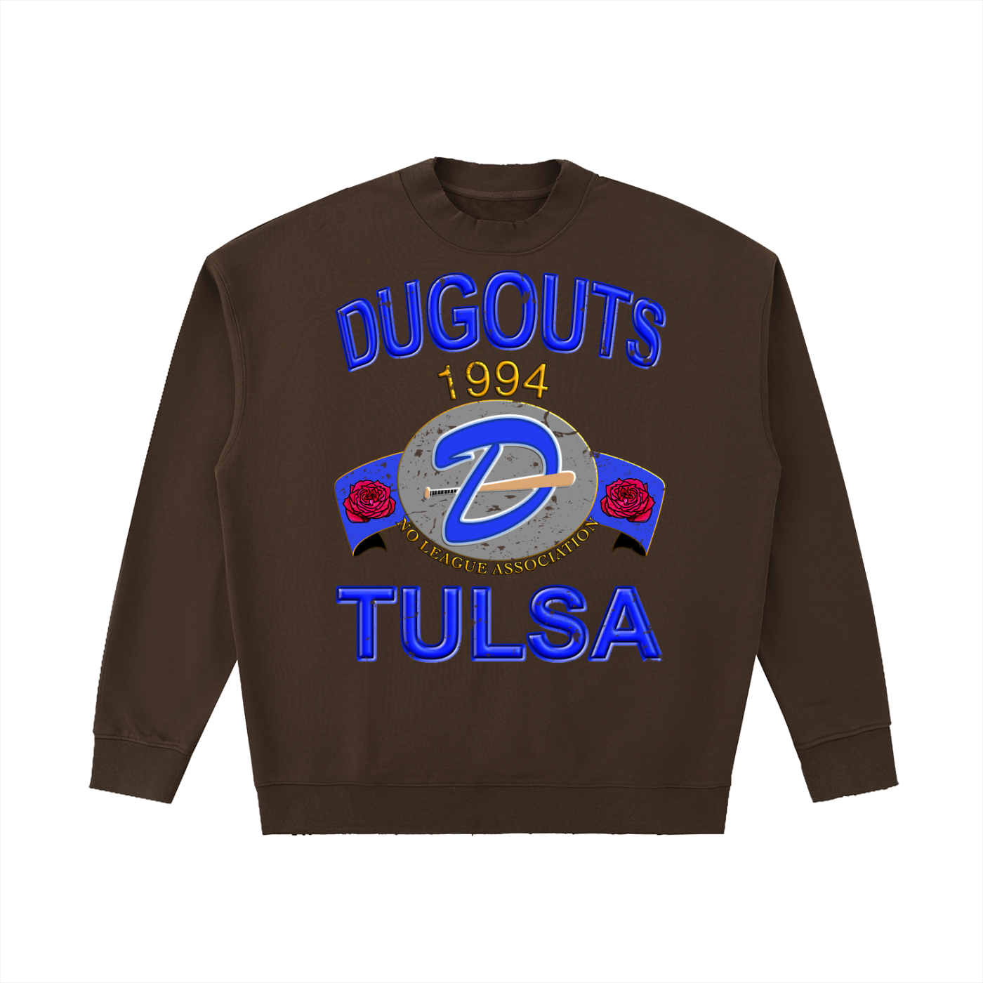 Dugouts Drop Shoulder Crewneck Sweatshirt