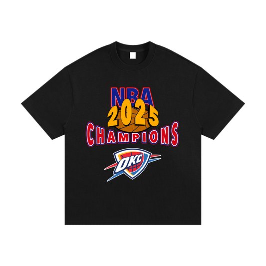 2025 Oklahoma City Thunder NBA Champions Tee