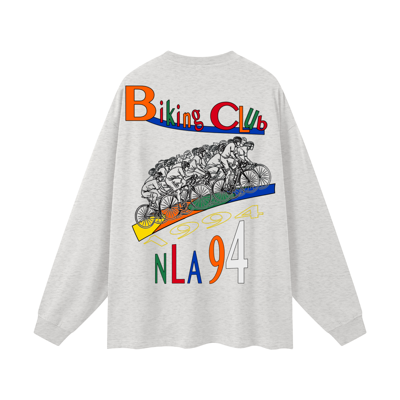 Uphill Biking Club NLA Oversized Long Sleeve T-Shirt