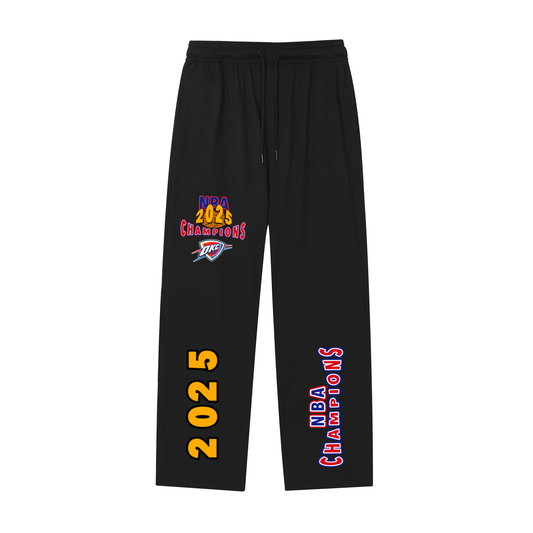 2025 Oklahoma City Thunder NBA Champions Athletic Leg Pants