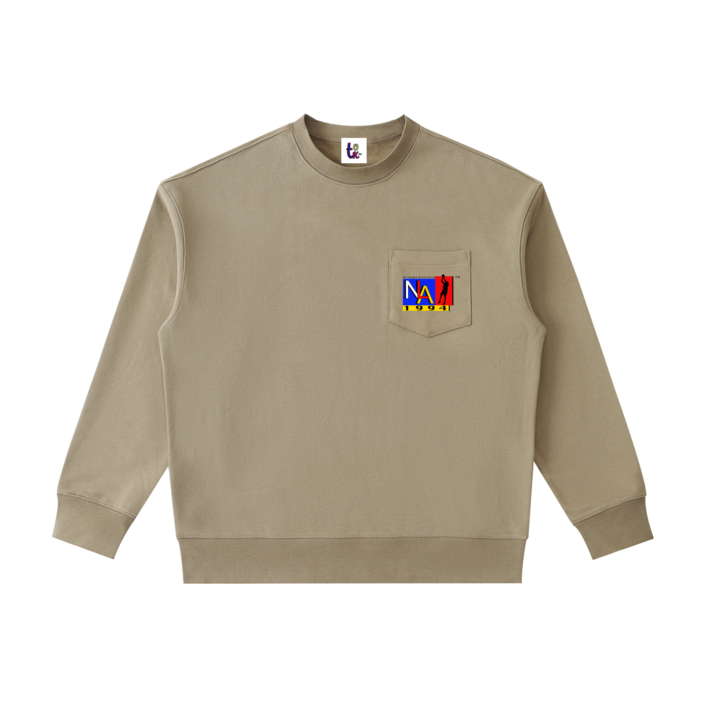 NLA Heavyweight Patch Pocket Crewneck Sweatshirt