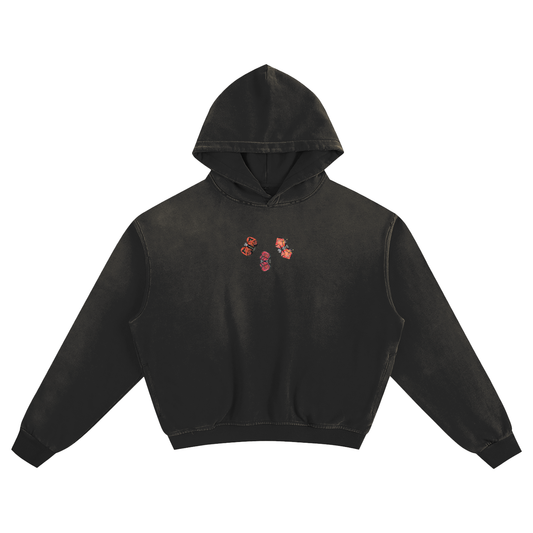 Graffiti Butterfly Boxy Hoodie