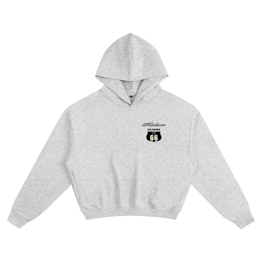 Tulsa Route 66 Boxy Hoodie