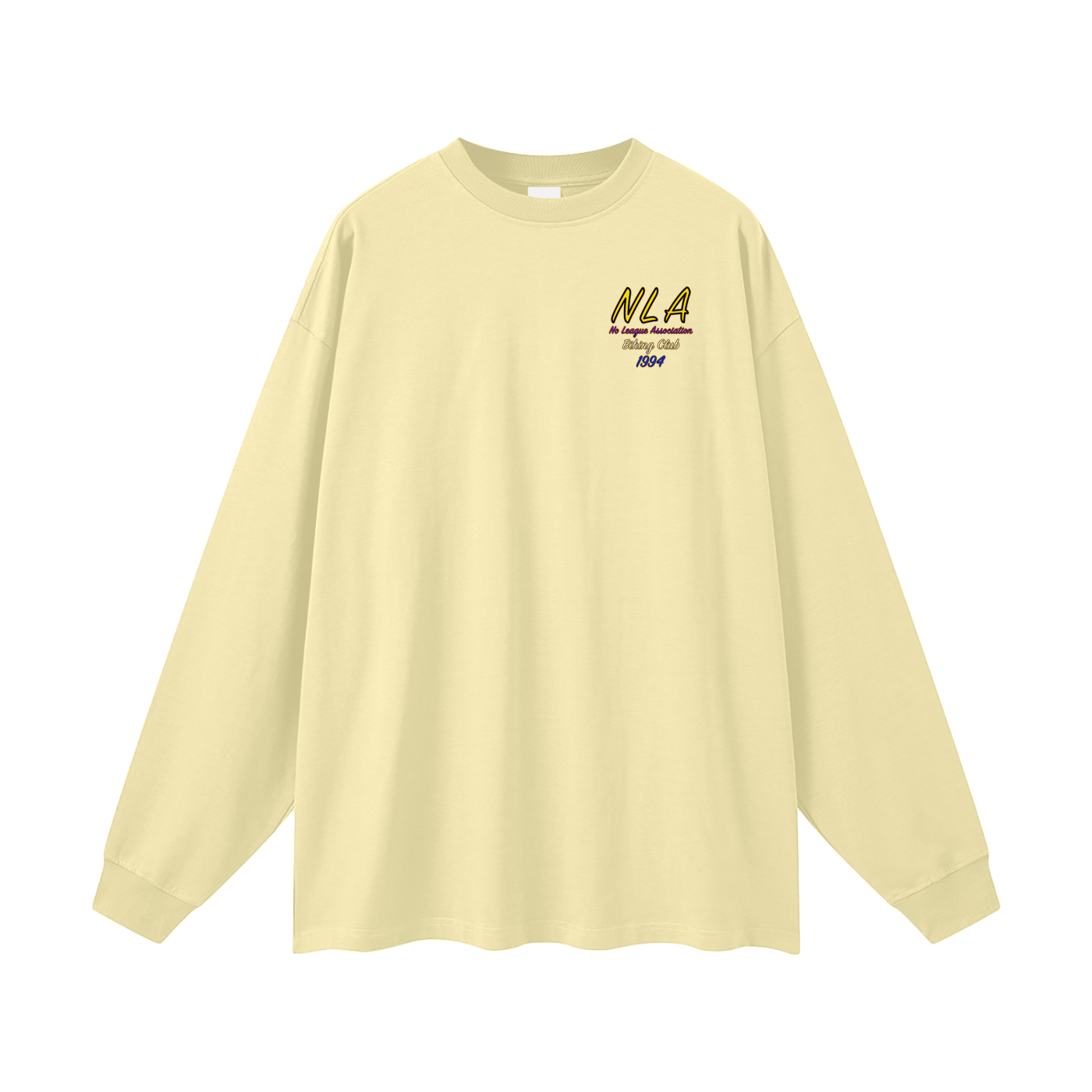 NLA Biking Club Oversized Long Sleeve T-Shirt