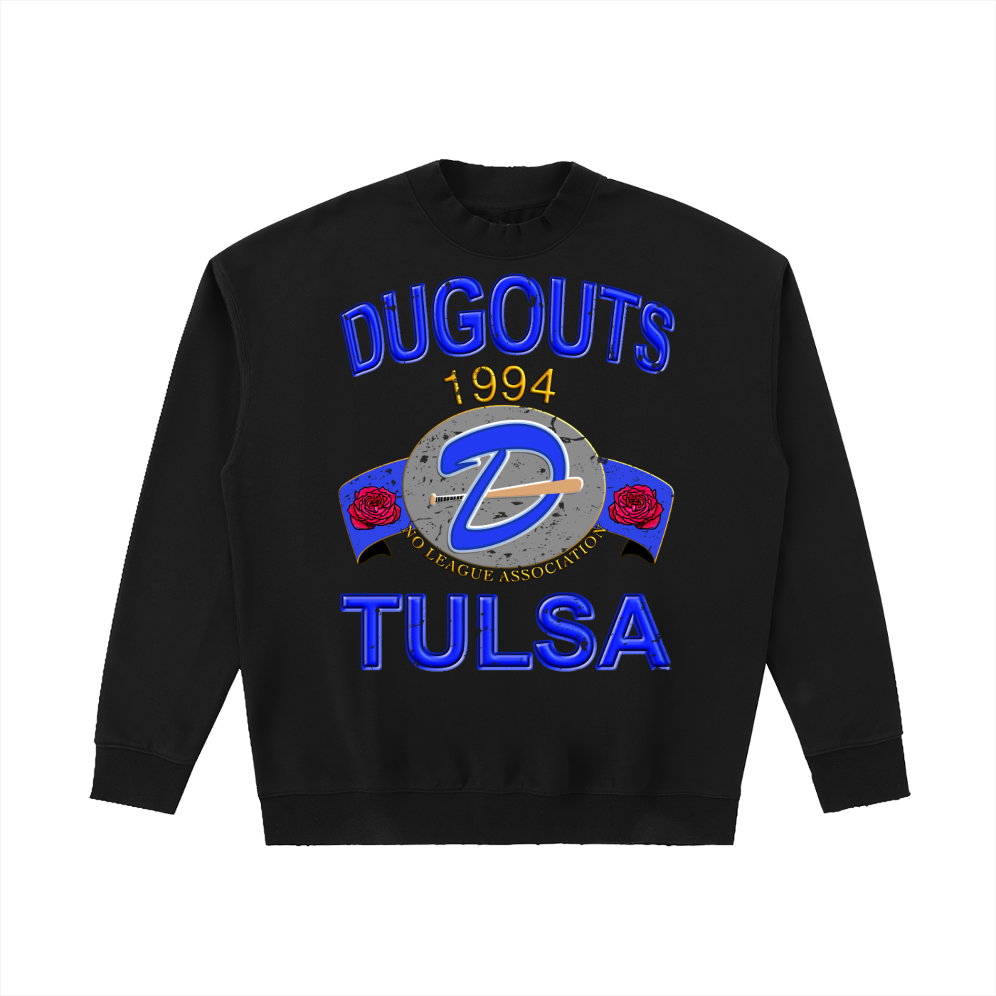 Dugouts Drop Shoulder Crewneck Sweatshirt