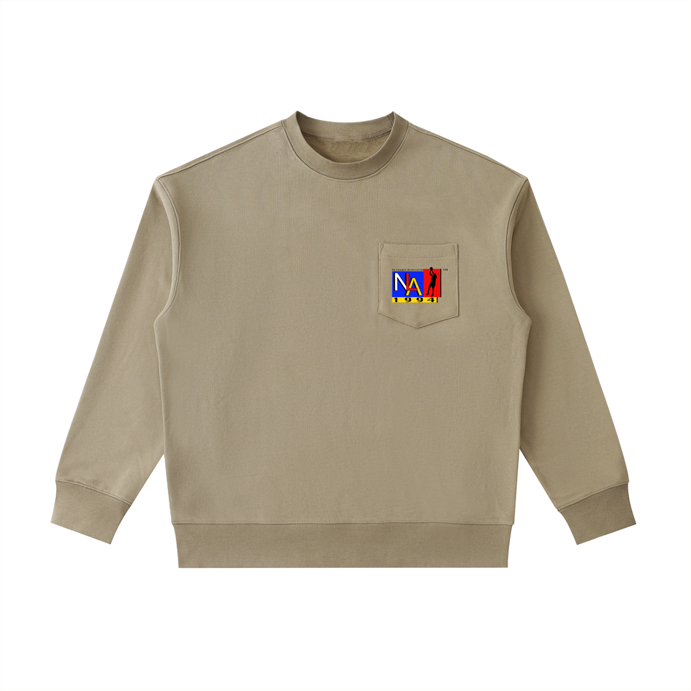 NLA Heavyweight Patch Pocket Crewneck Sweatshirt